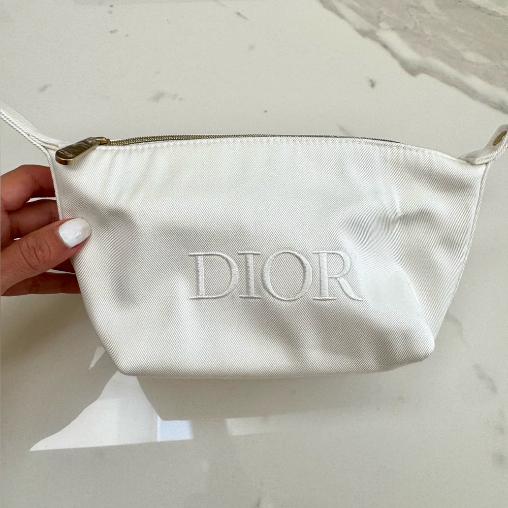 New - Authentic Dior Cosmetic Bag with Top Handle - Picture 4 of 10
